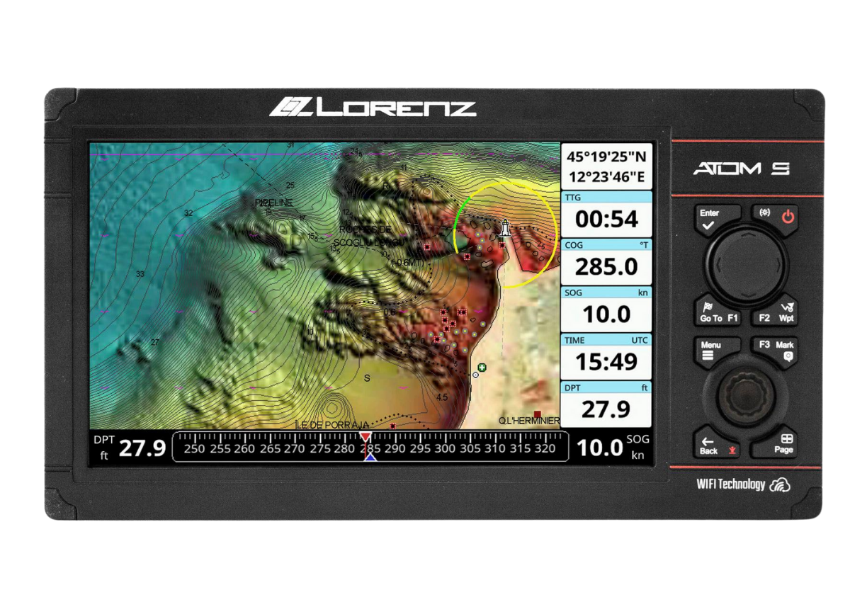 Cartografia C-MAP su sistema Lorenz Marine